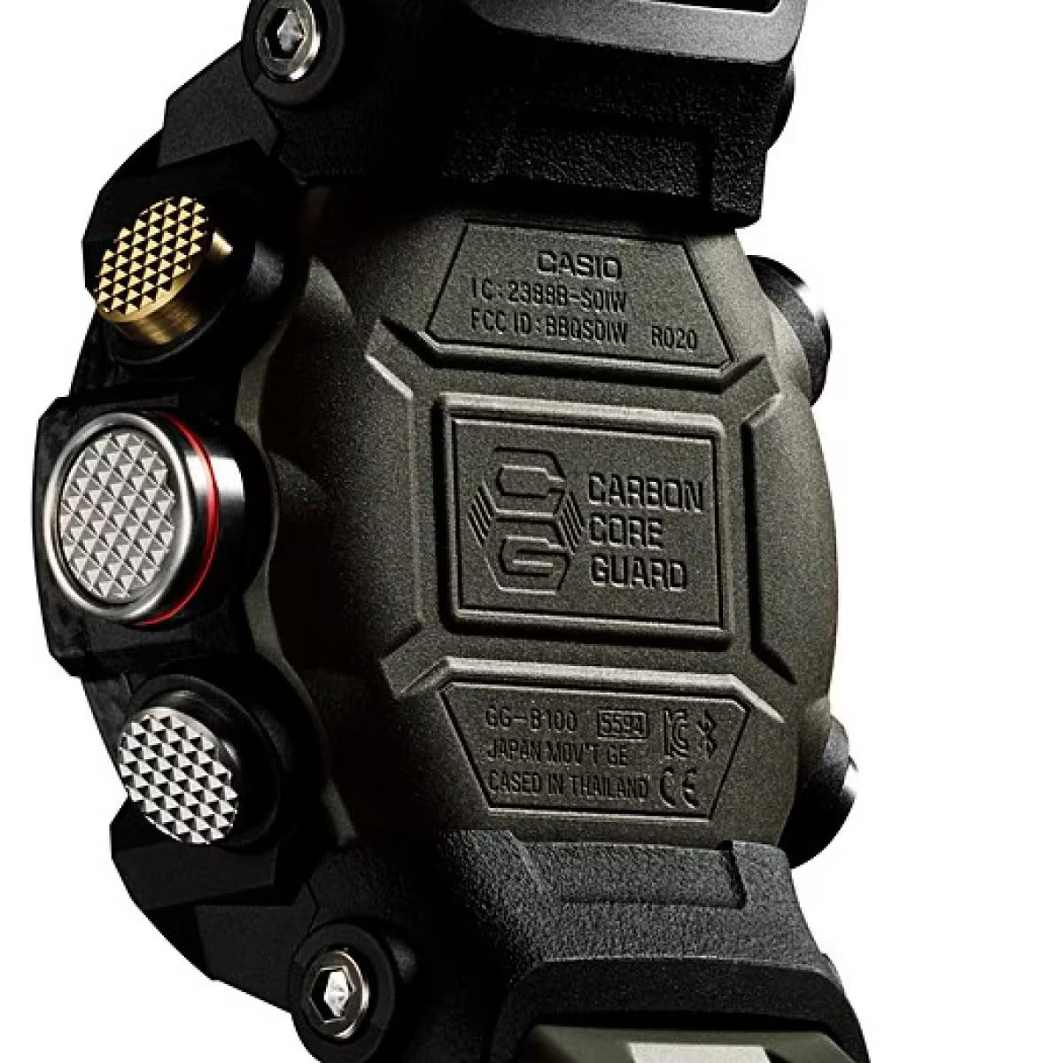 CASIO G-SHOCK GG-B100-1A3 GGB100-1A3 MUDMASTER BLACK/GREEN MEN'S WATCH