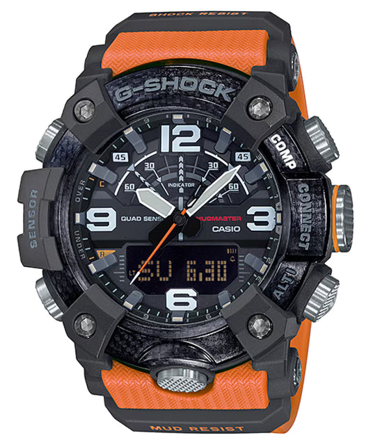 CASIO G-SHOCK GG-B100-1A9 GGB100-1A9 MUDMASTER BLACK/ORANGE MEN'S WATCH