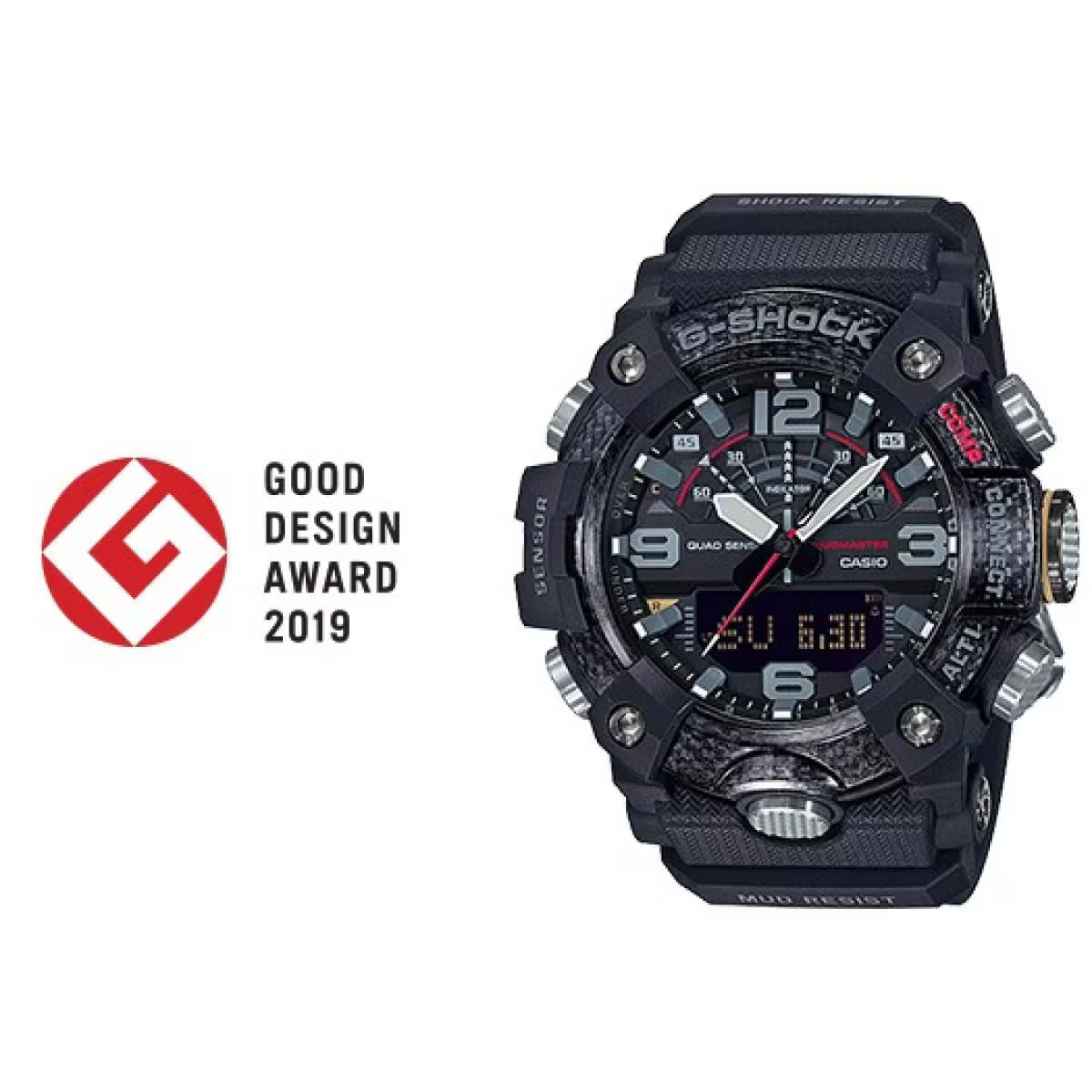 CASIO G-SHOCK GG-B100-1A GGB100-1A MUDMASTER BLACK MEN'S WATCH