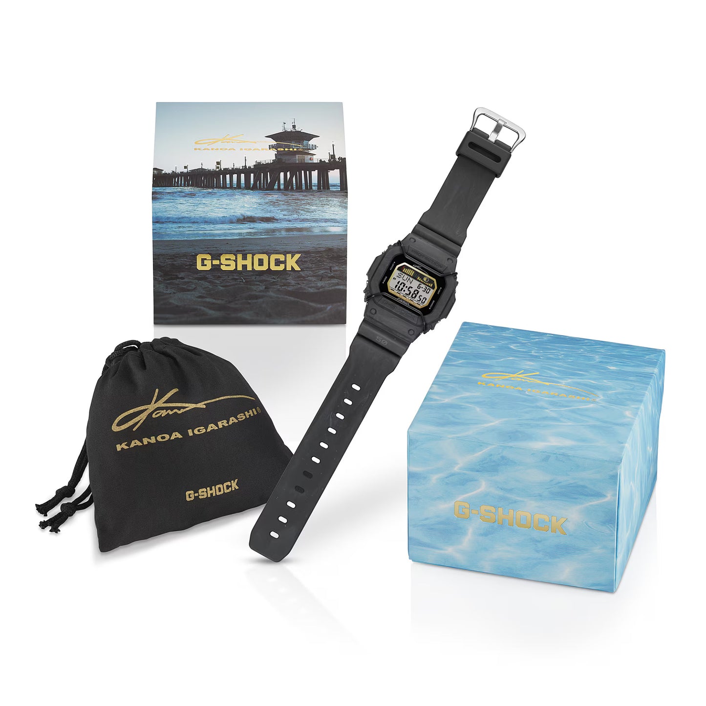 CASIO G-SHOCK GLX-5600KB-1 KANOA IGARASHI SIGNATURE BLACK DIGITAL WATCH