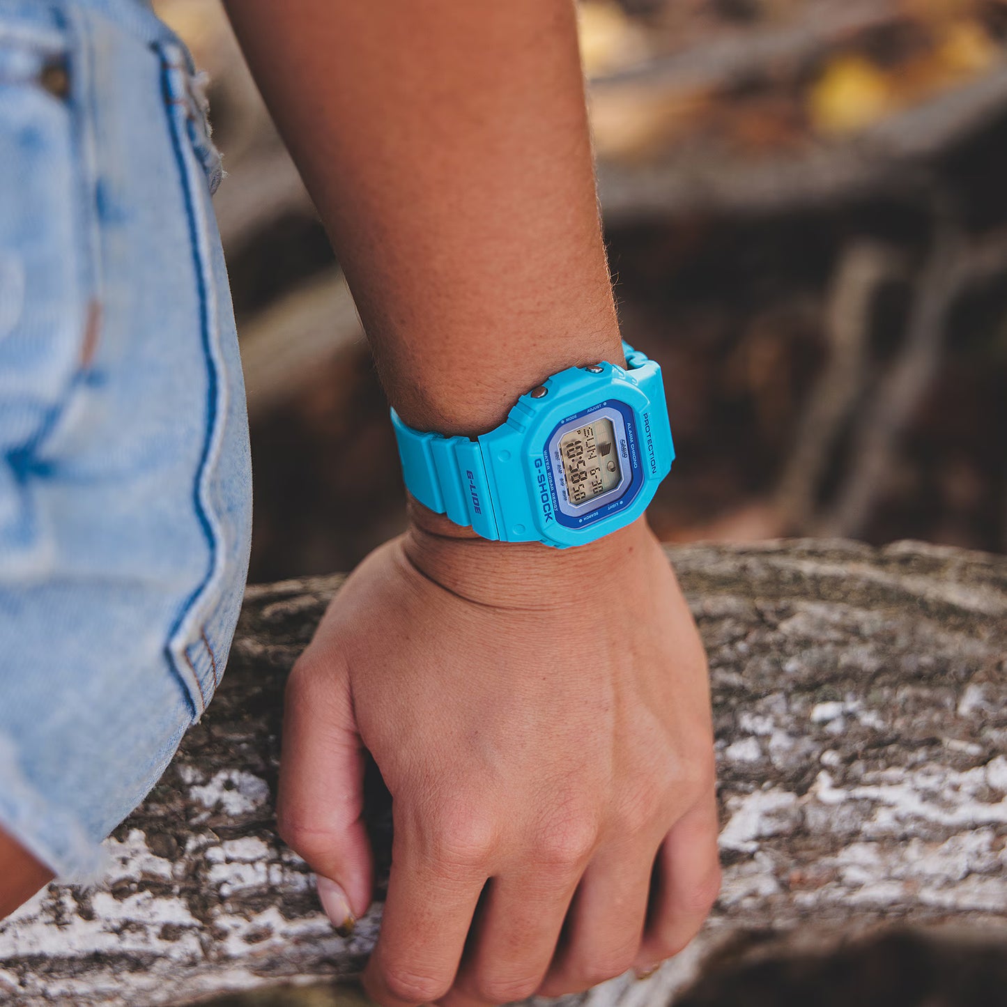 CASIO G-SHOCK GLX-S5610-2 G-LIDE BLUE TIDE GRAPH DIGITAL WATCH