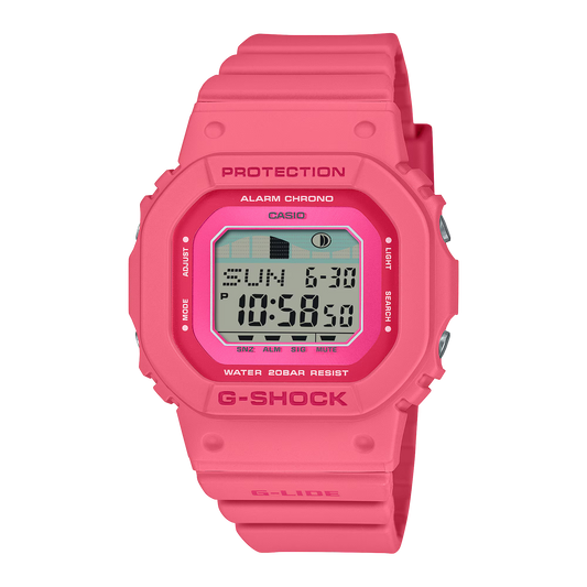 CASIO G-SHOCK GLX-S5610-4 G-LIDE DEEP PINK TIDE GRAPH DIGITAL WATCH