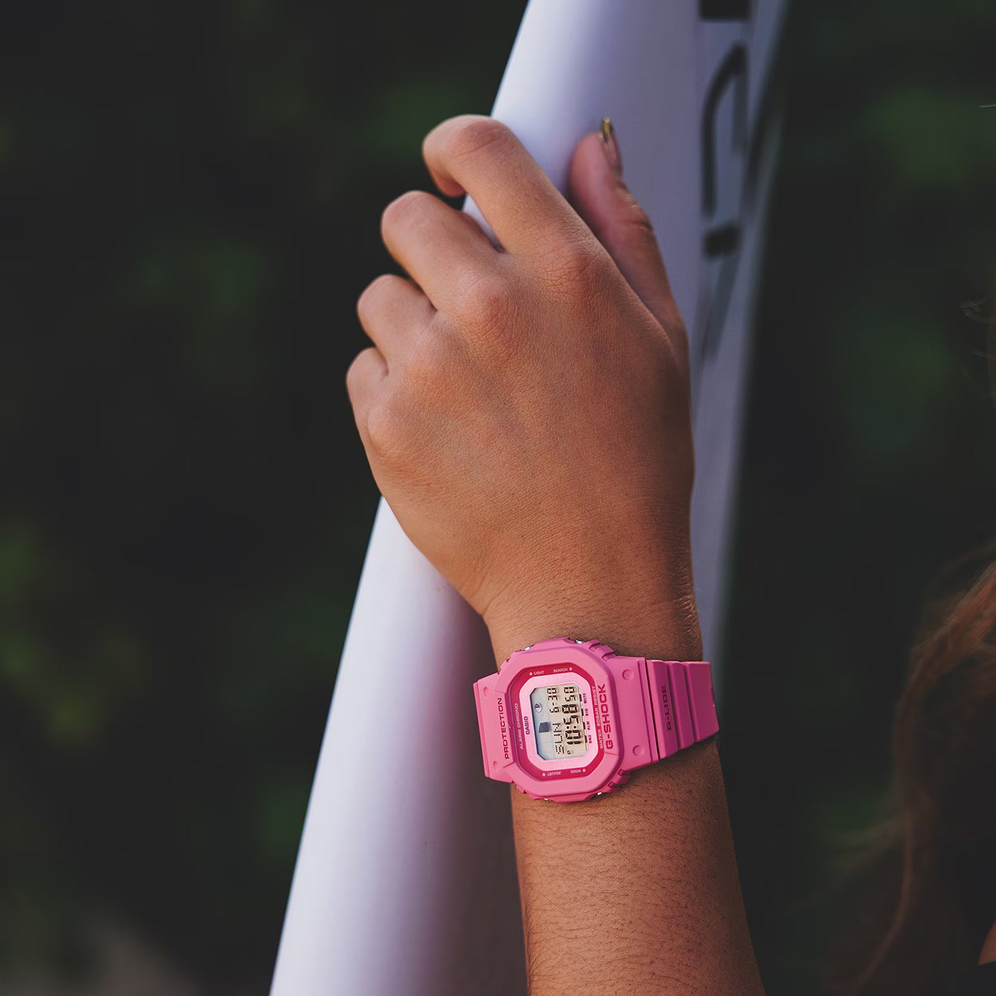 CASIO G-SHOCK GLX-S5610-4 G-LIDE DEEP PINK TIDE GRAPH DIGITAL WATCH