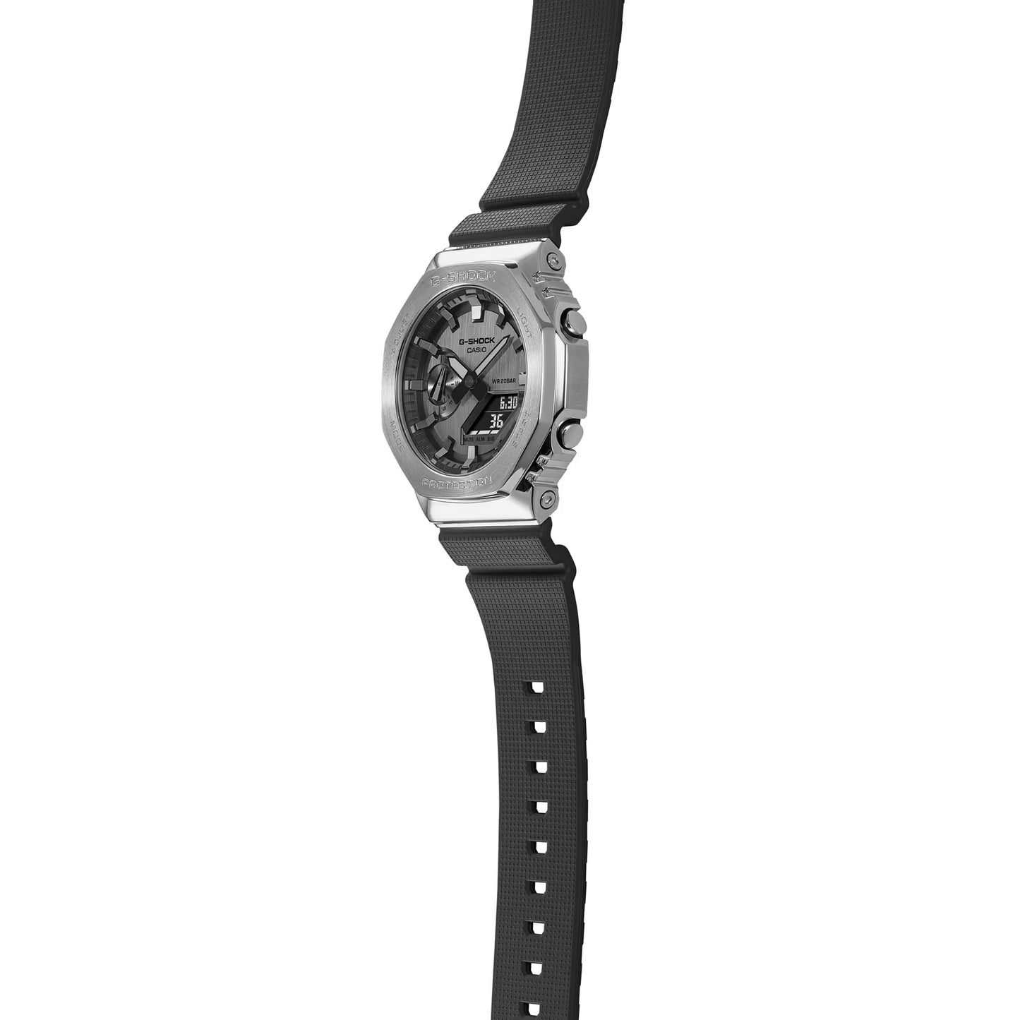 CASIO G-SHOCK GM-2100-1A GM2100 STEEL BEZEL A/D WATCH