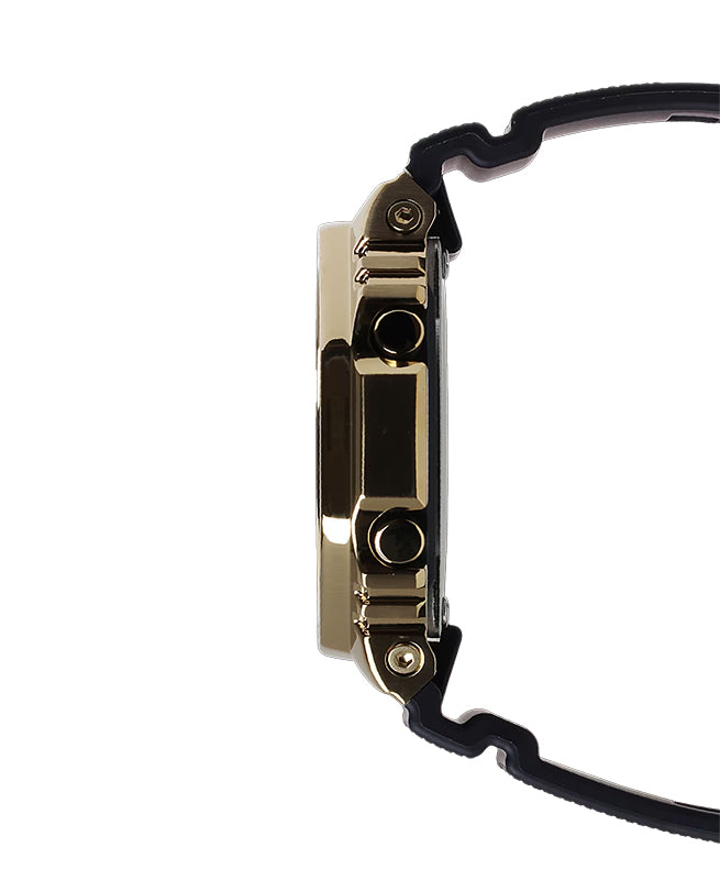 CASIO G-SHOCK GM-2100G-1A9 METAL BEZEL GOLD / BLACK MEN'S WATCH