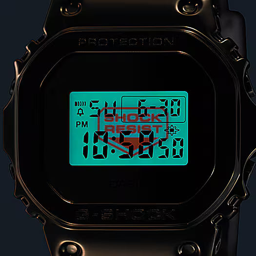 CASIO G-SHOCK GM-5600SG-9 GOLD TRANSPARENT BAND DIGITAL WATCH