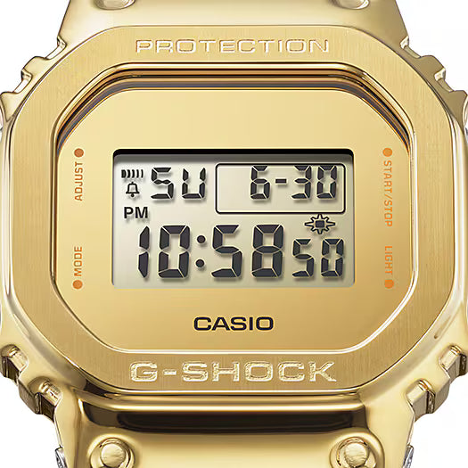CASIO G-SHOCK GM-5600SG-9 GOLD TRANSPARENT BAND DIGITAL WATCH