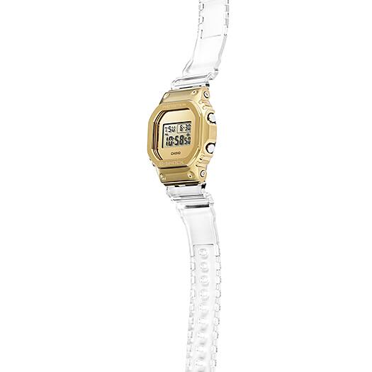 CASIO G-SHOCK GM-5600SG-9 GOLD TRANSPARENT BAND DIGITAL WATCH