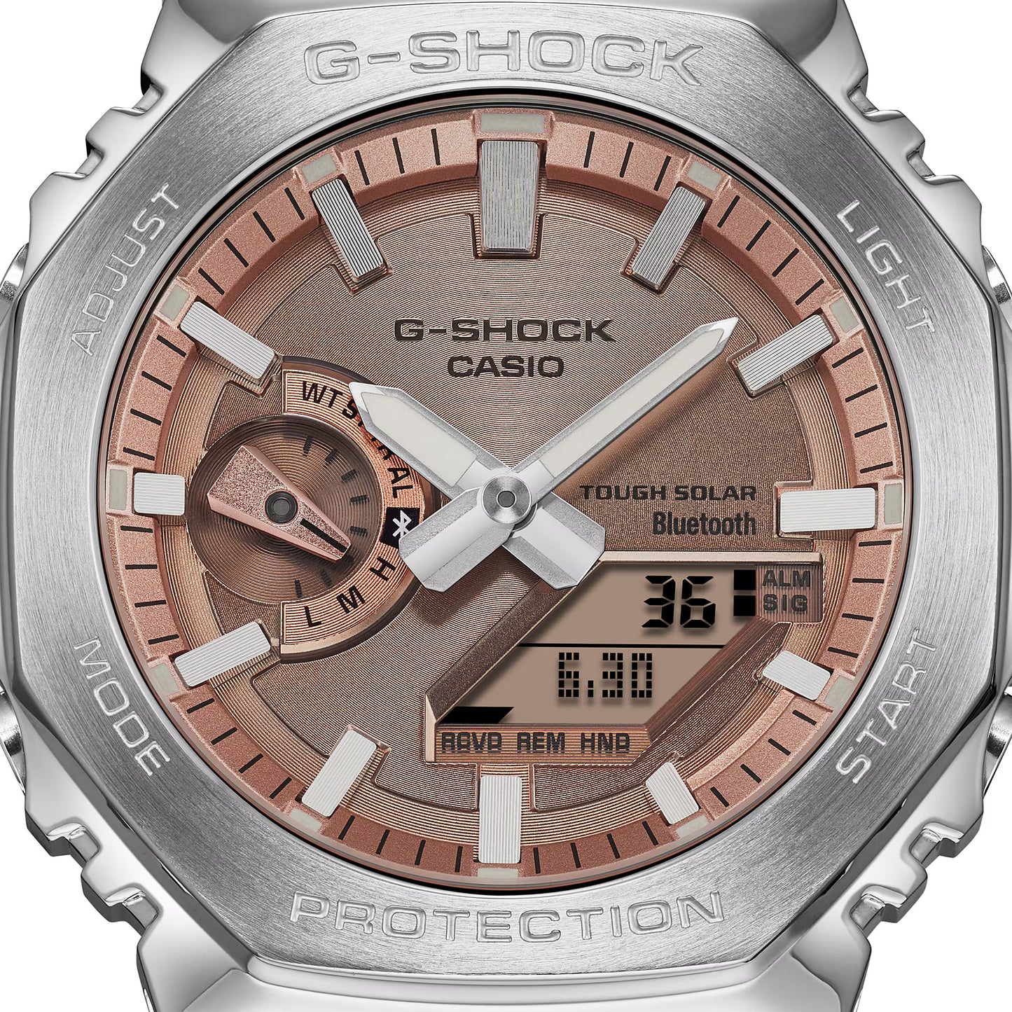 CASIO G-SHOCK GM-B2100AD-5A STEEL SOLAR BLUETOOTH A/D WATCH