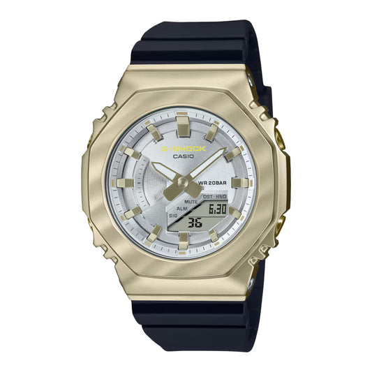 CASIO G-SHOCK GM-S2100BC-1A STEEL BEZEL GOLD / GREY WATCH