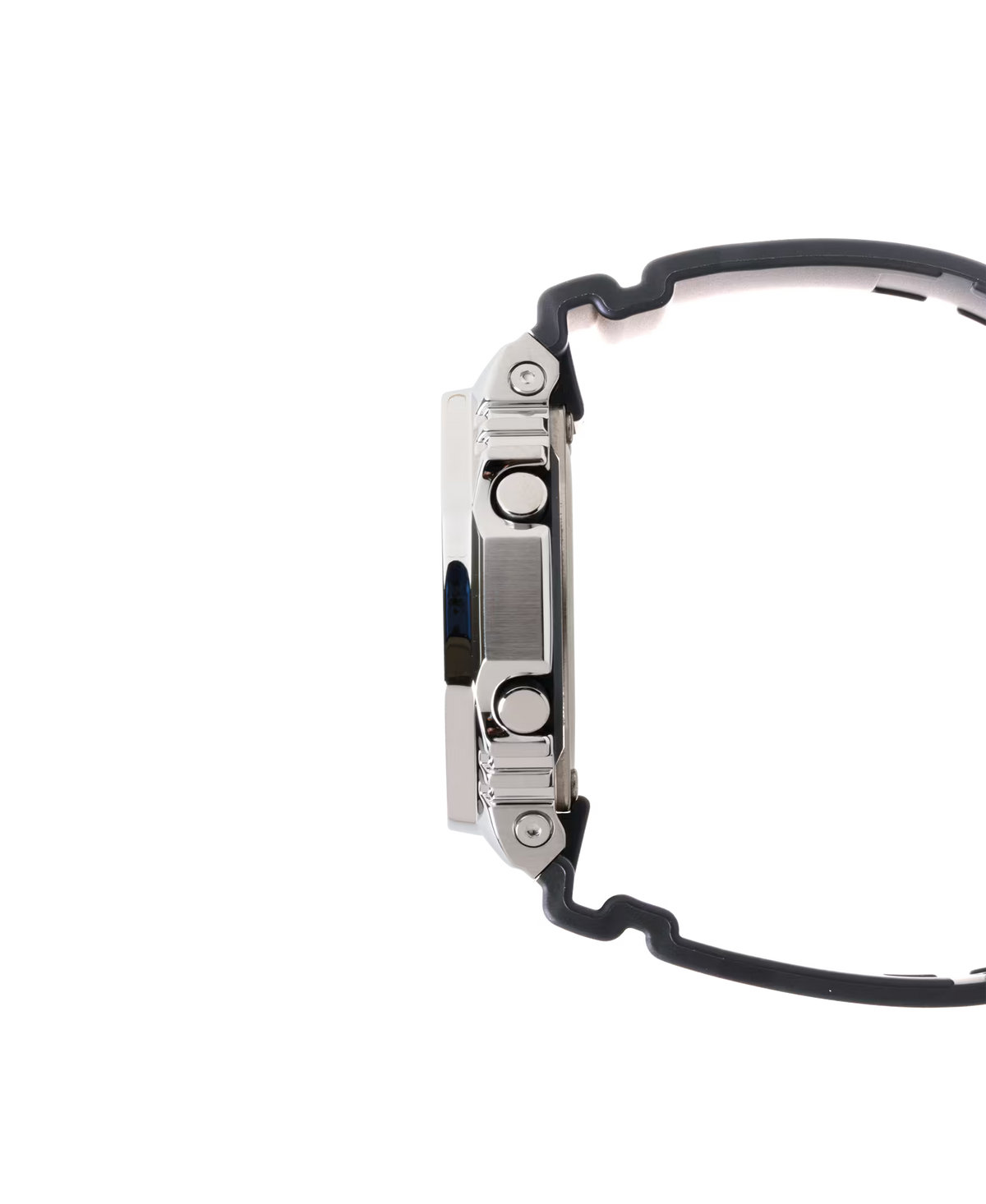 CASIO G-SHOCK GM-S2110-2A BLUE DIAL STEEL BEZEL WOMEN'S WATCH