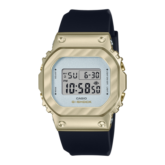 CASIO G-SHOCK GM-S5600BC-1 GOLD IP BEZEL COMPACT DIGITAL WATCH