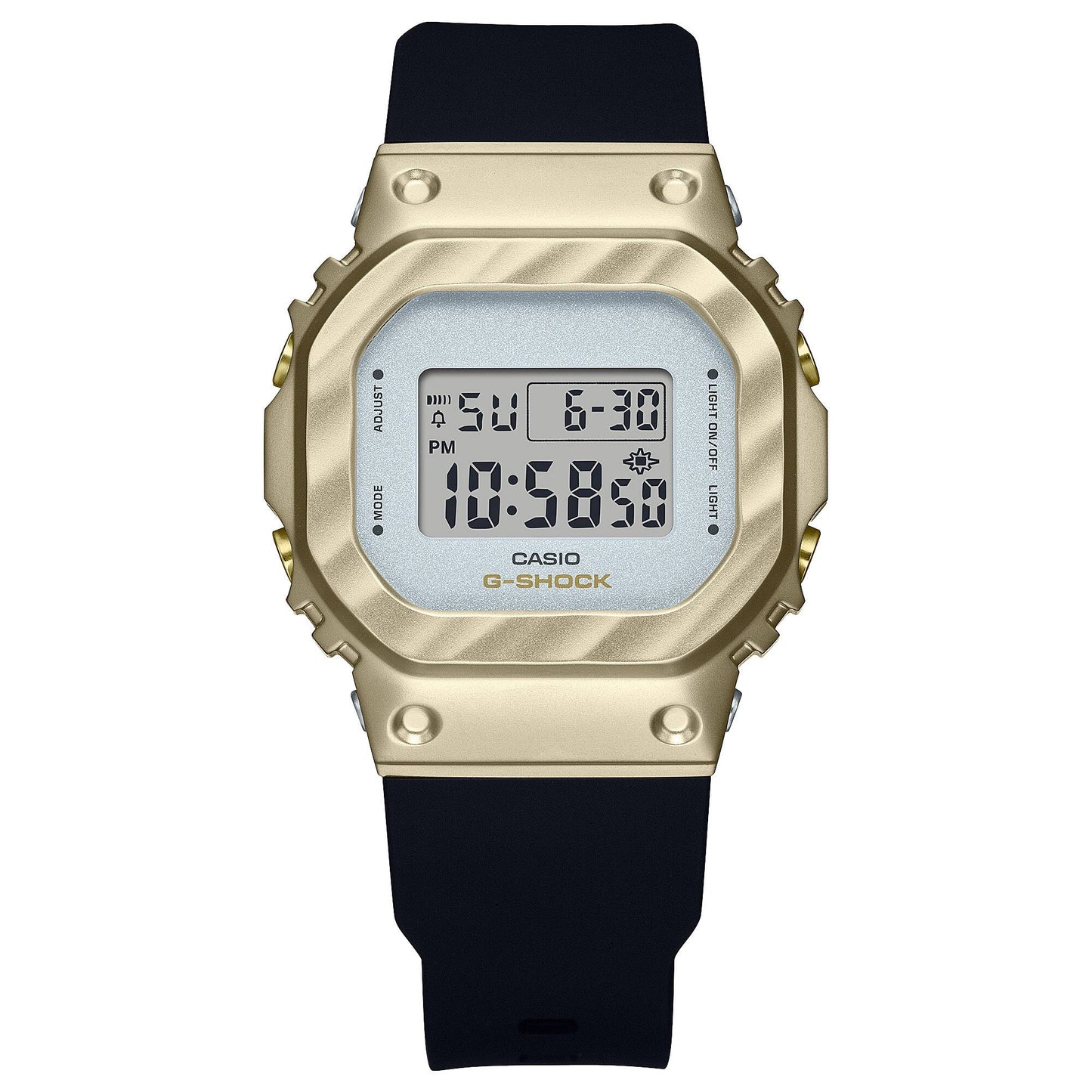 CASIO G-SHOCK GM-S5600BC-1 GOLD IP BEZEL COMPACT DIGITAL WATCH