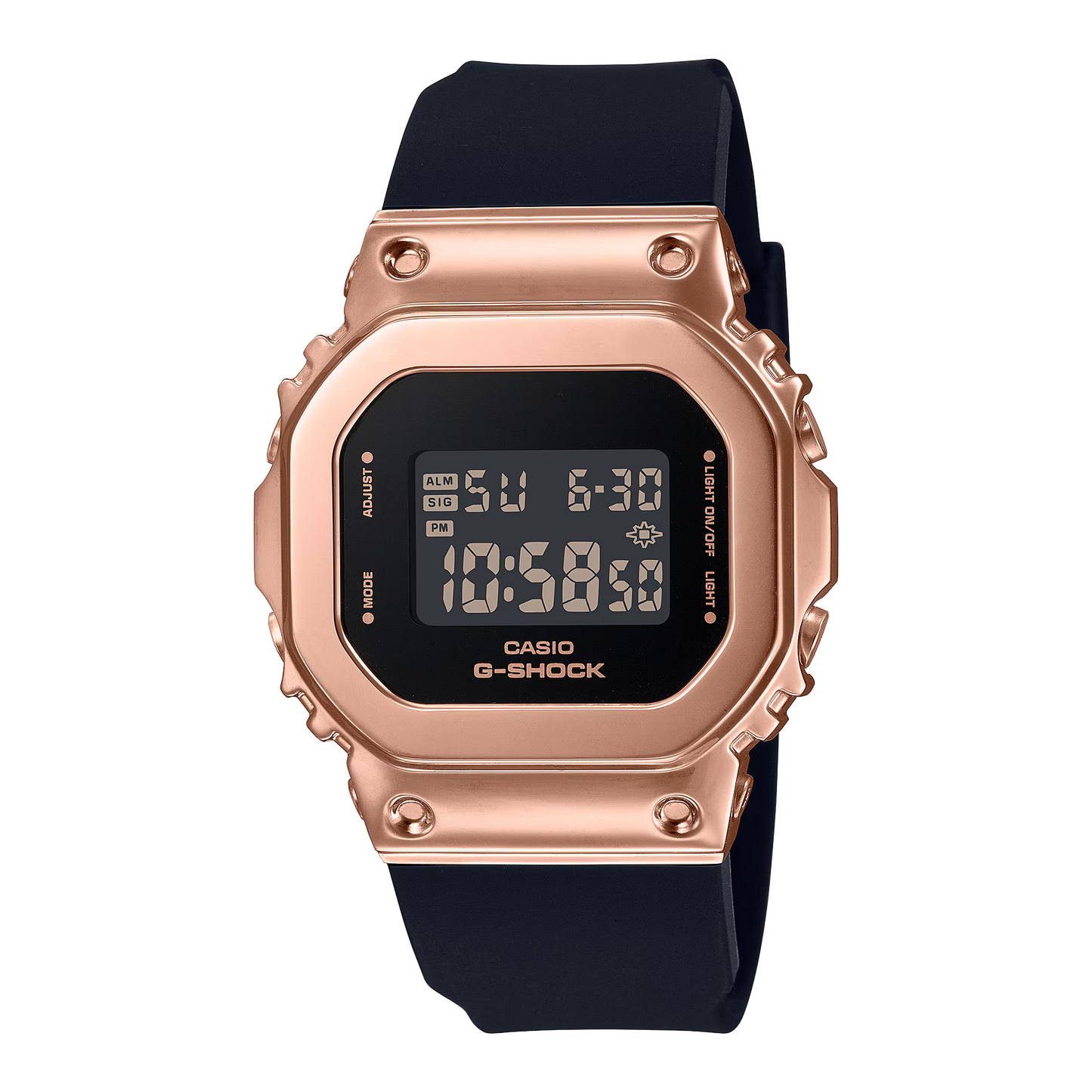 CASIO G-SHOCK GM-S5600PG-1 PINK GOLD IP BEZEL COMPACT DIGITAL WATCH