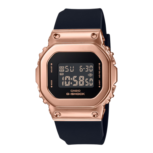 CASIO G-SHOCK GM-S5600PG-1 PINK GOLD IP BEZEL COMPACT DIGITAL WATCH
