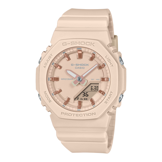 CASIO G-SHOCK GMA-P2100M-4A BEIGE PINK WOMEN'S WATCH