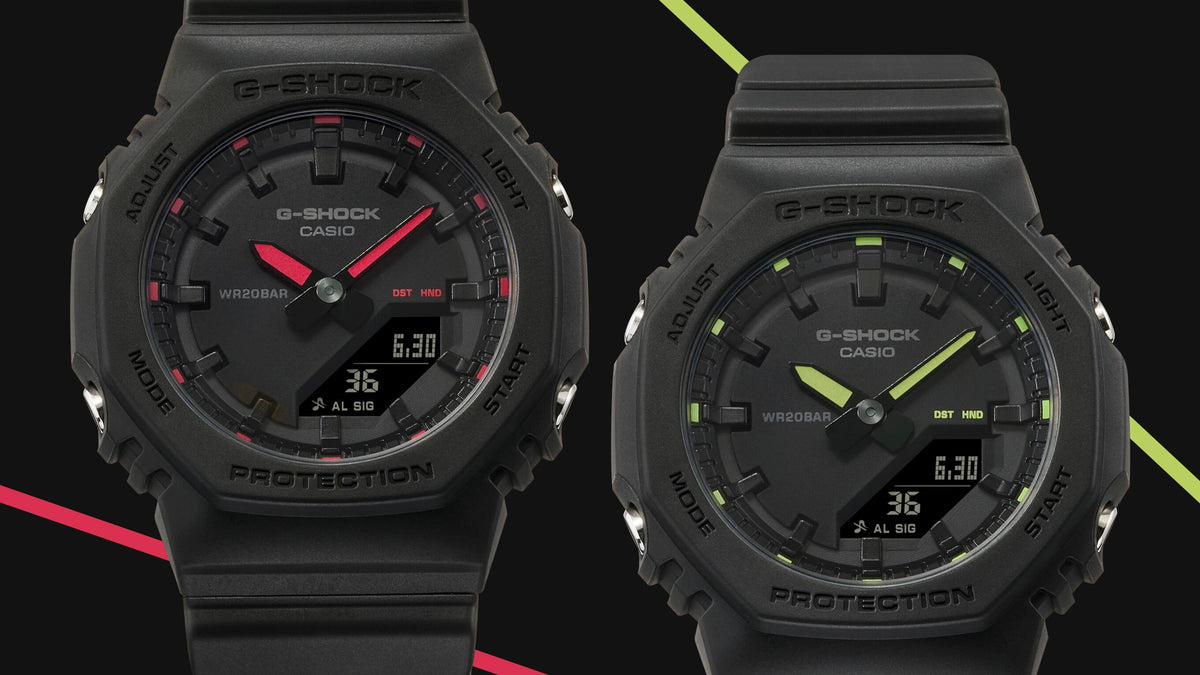 CASIO G-SHOCK GMA-P2100SA-1A1 BLACK VIVID ACCENTS WOMEN'S WATCH