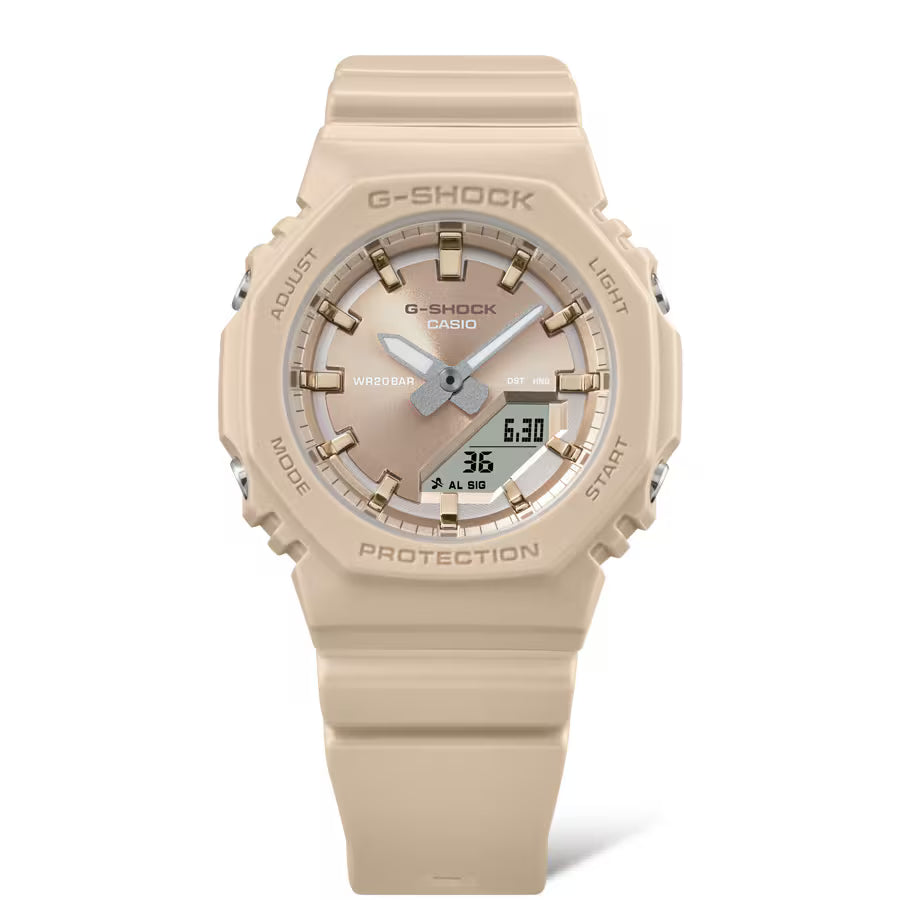 CASIO G-SHOCK GMA-P2100ST-9A BEIGE METALLIC WOMEN'S WATCH