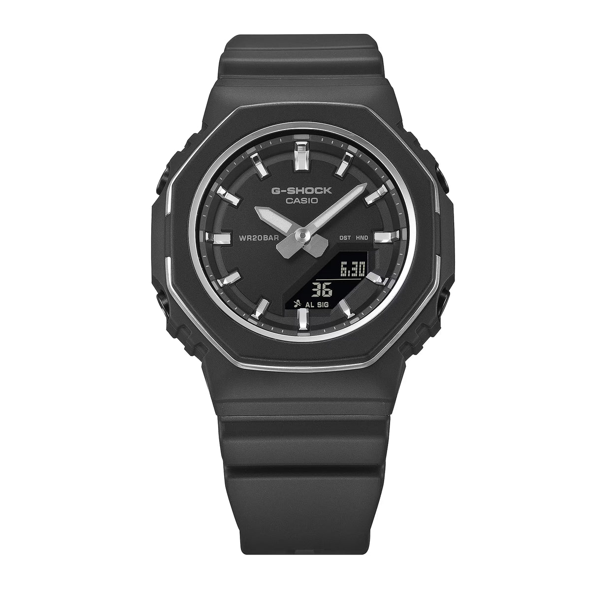 CASIO G-SHOCK GMA-P2110-1A BLACK METALLIC ACCENTS WOMEN'S WATCH