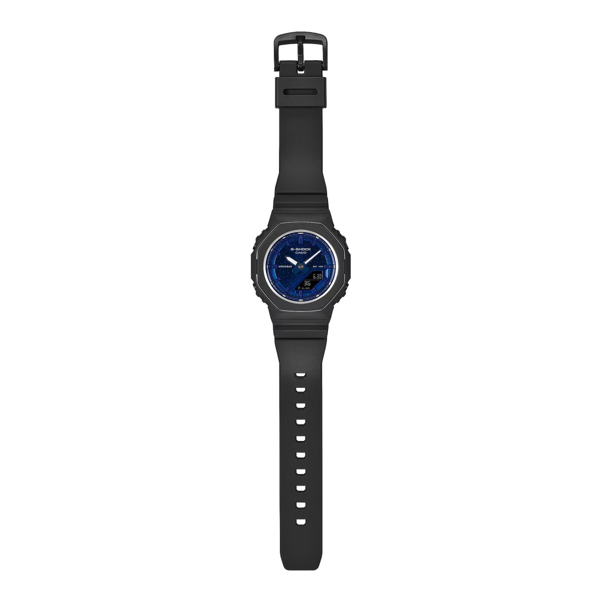 CASIO G-SHOCK GMA-P2110SC-2A BLUE DIAL METALLIC ACCENTS WOMEN'S WATCH