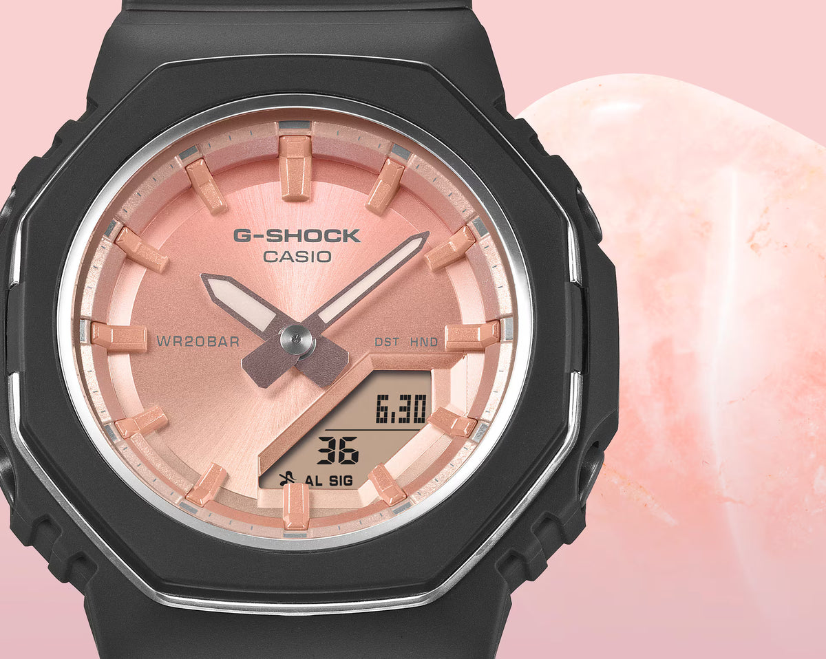 CASIO G-SHOCK GMA-P2110SC-4A PINK DIAL METALLIC ACCENTS WOMEN'S WATCH