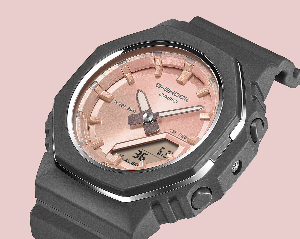 CASIO G-SHOCK GMA-P2110SC-4A PINK DIAL METALLIC ACCENTS WOMEN'S WATCH