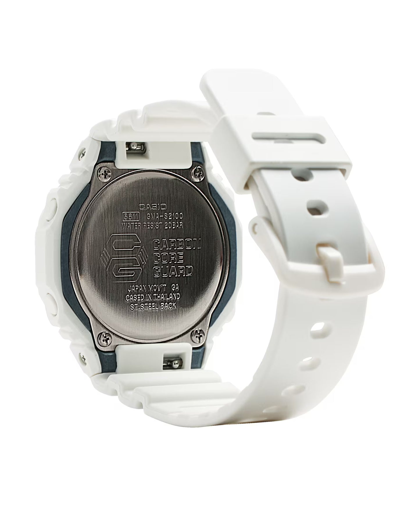 CASIO G-SHOCK GMA-S2100-7A "CASIOAK MINI" WHITE A/D WATCH