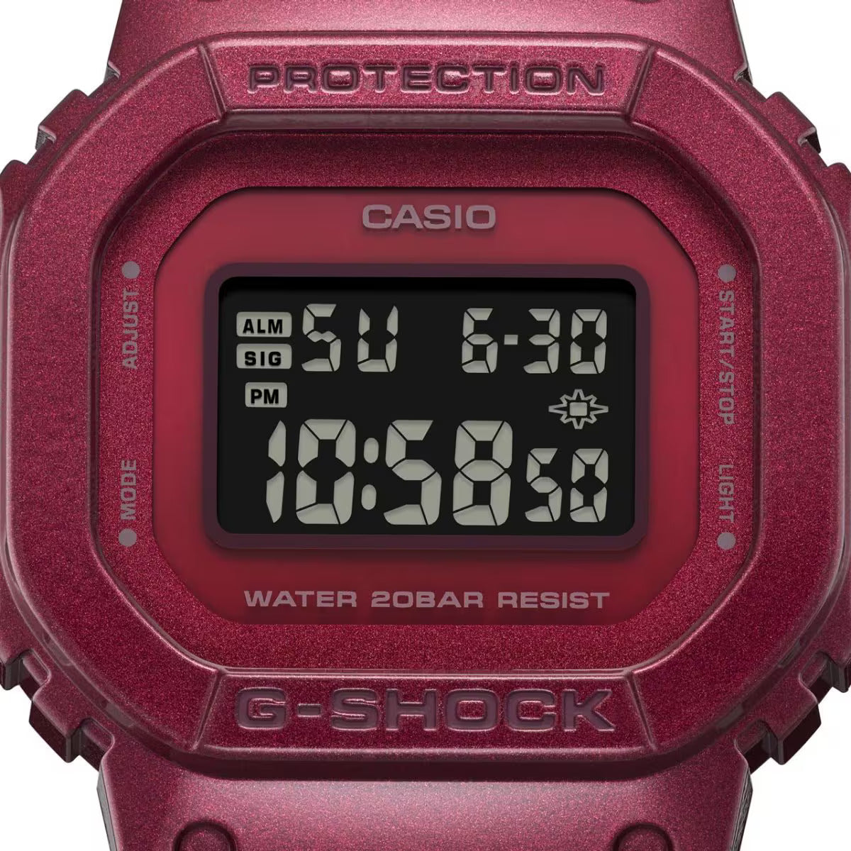 CASIO G-SHOCK GMD-S5600RB-4 RED DIGITAL WATCH