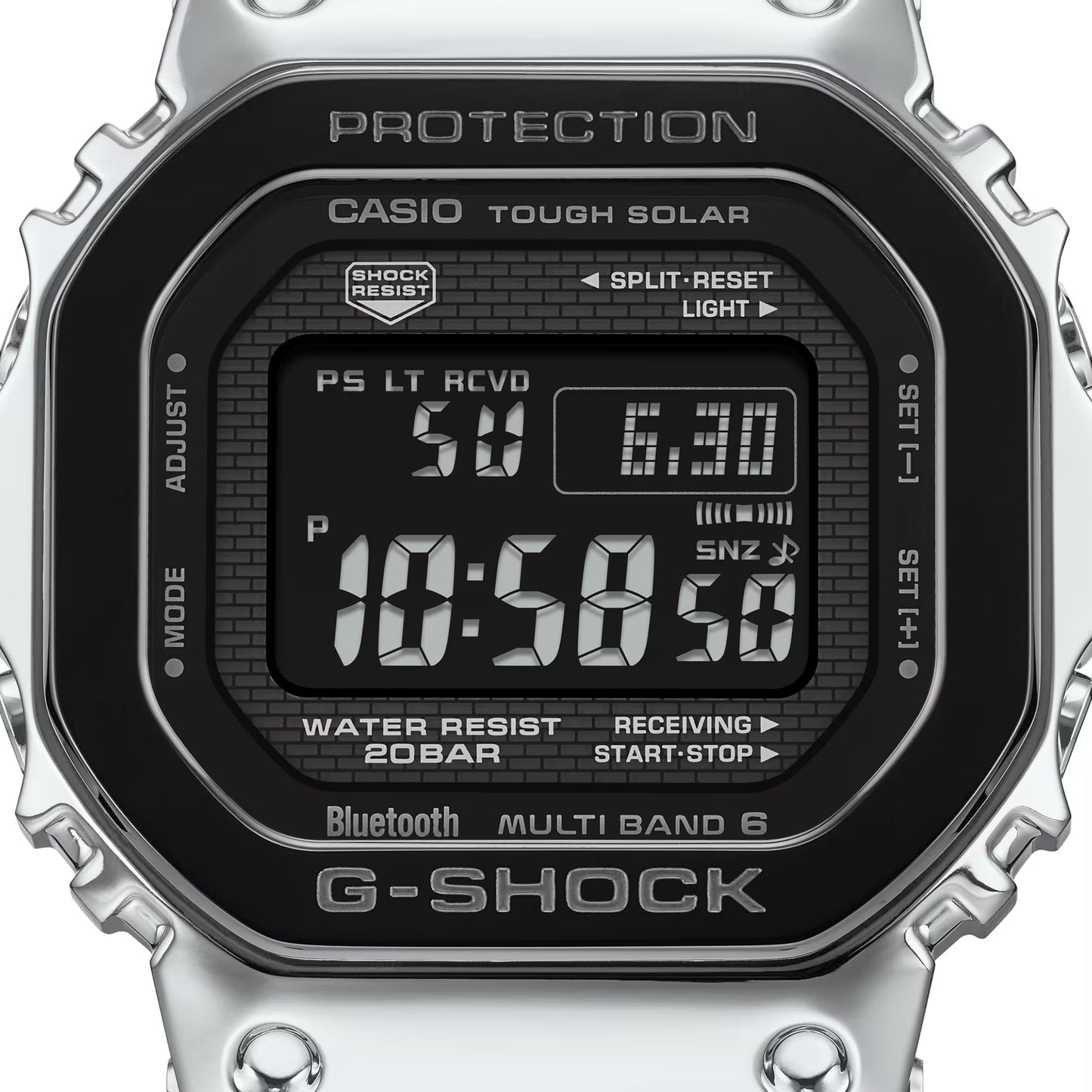 CASIO G-SHOCK GMW-B5000BT-1 "FULL METAL" STAINLESS STEEL DIGITAL WATCH