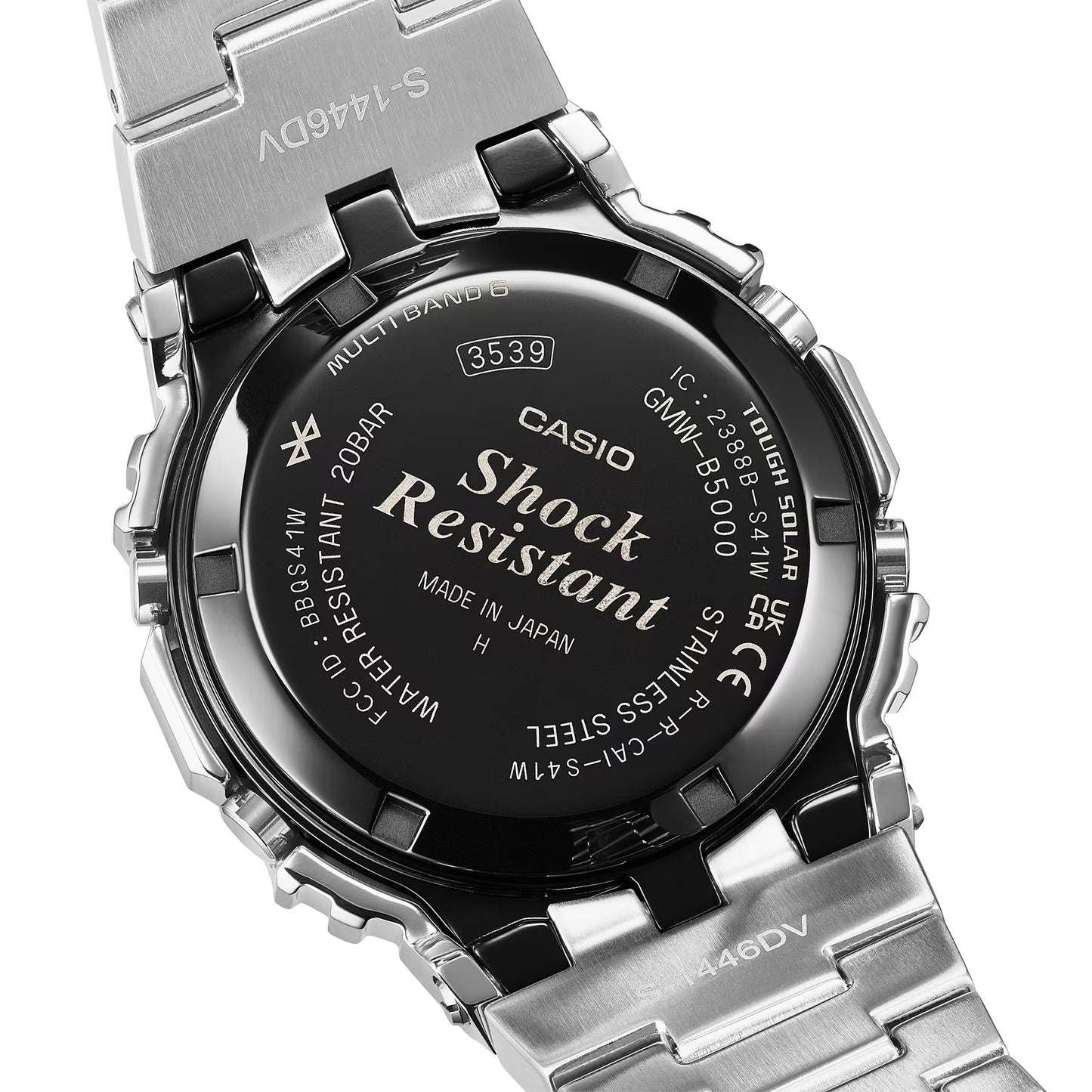 CASIO G-SHOCK GMW-B5000BT-1 "FULL METAL" STAINLESS STEEL DIGITAL WATCH