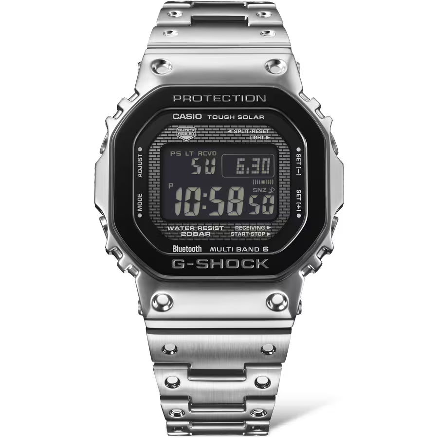 CASIO G-SHOCK GMW-B5000BT-1 "FULL METAL" STAINLESS STEEL DIGITAL WATCH