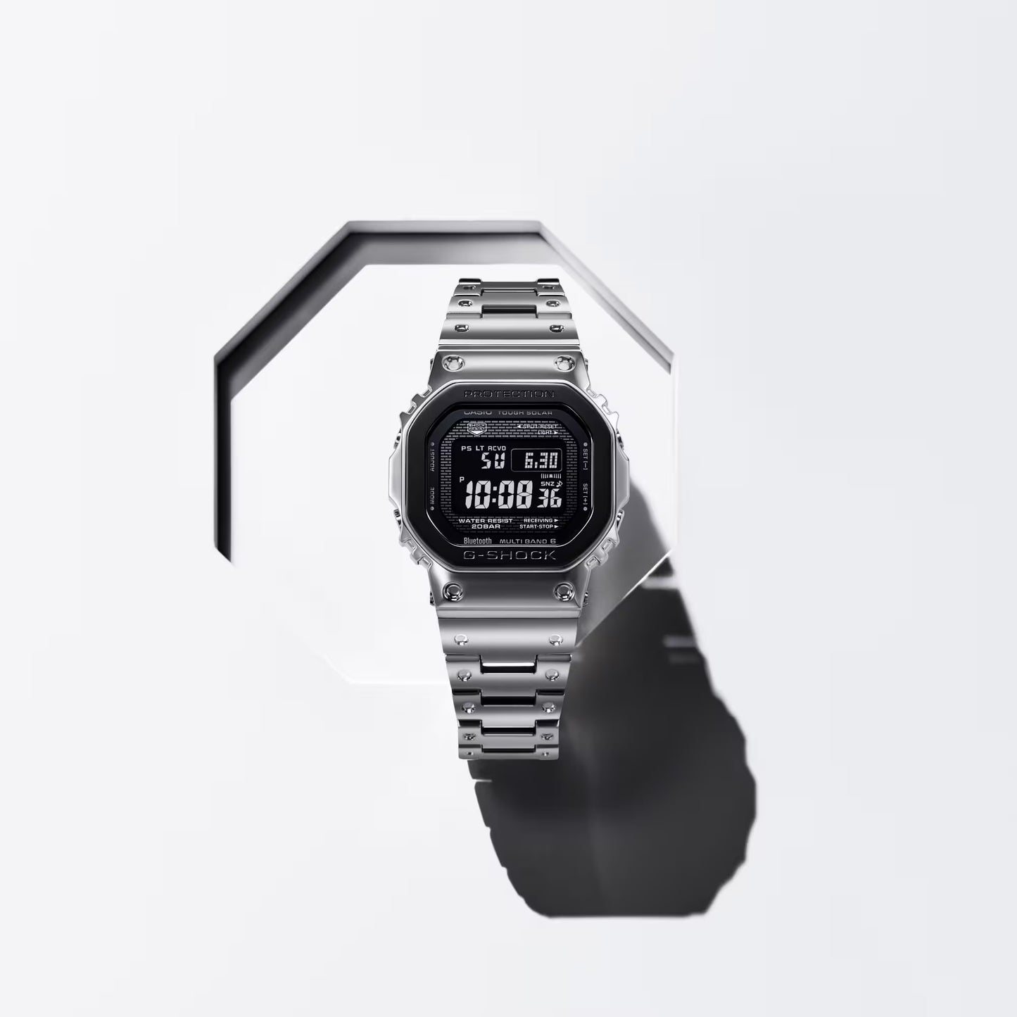 CASIO G-SHOCK GMW-B5000BT-1 "FULL METAL" STAINLESS STEEL DIGITAL WATCH