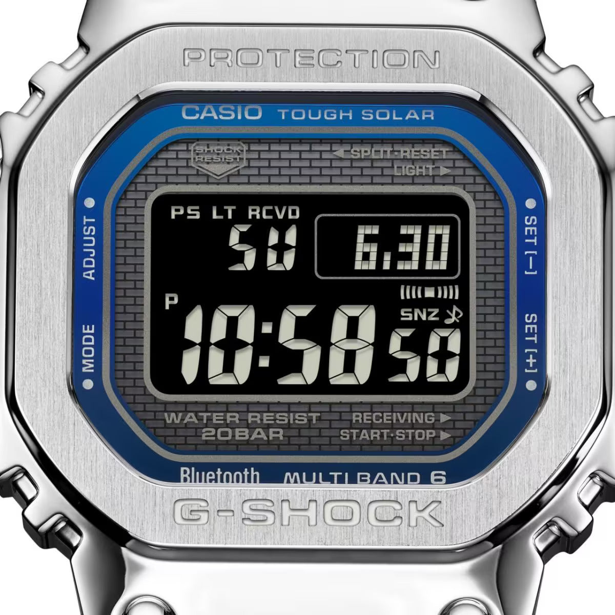 CASIO G-SHOCK GMW-B5000D-2 GMWB5000D-2 STAINLESS STEEL DIGITAL WATCH