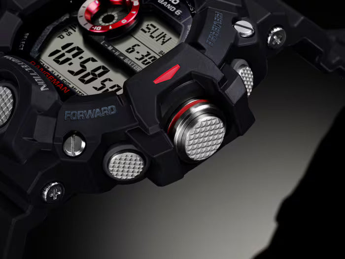 CASIO G-SHOCK GW-9400-1 RANGEMAN MASTER OF G TRIPLE SENSOR DIGITAL WATCH