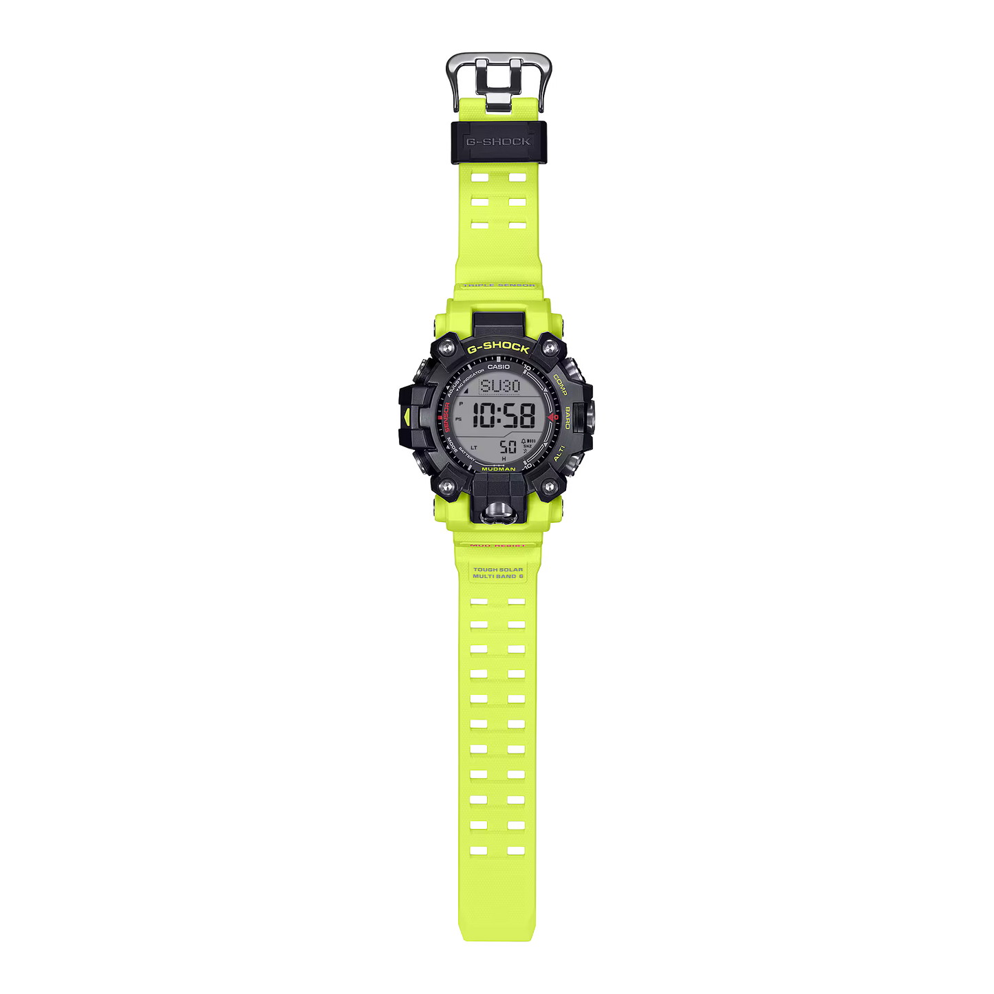 CASIO G-SHOCK GW9500MRY-1A9 MUDMAN SOLAR / MB6 RESCUE YELLOW MENS WATCH