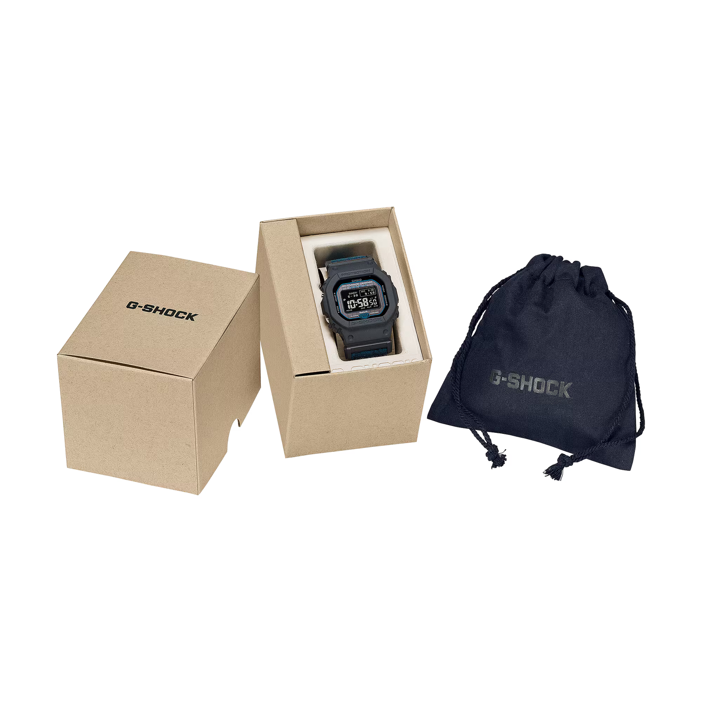 CASIO G-SHOCK GW-BX5600CBG-2 RECYCLED CLOTH BAND MIP DISPLAY MEN'S WATCH
