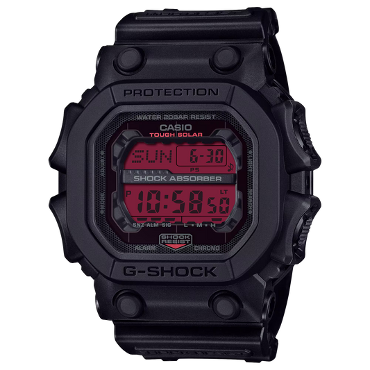 CASIO G-SHOCK GX-56BBR-1 "KING" BLACK BOLD RED SOLAR DIGITAL WATCH