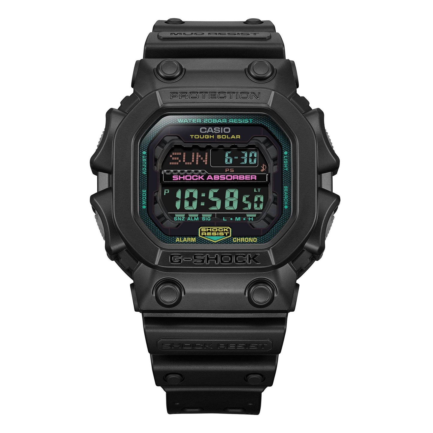 CASIO G-SHOCK GX-56MF-1 "KING" BLACK SOLAR DIGITAL WATCH