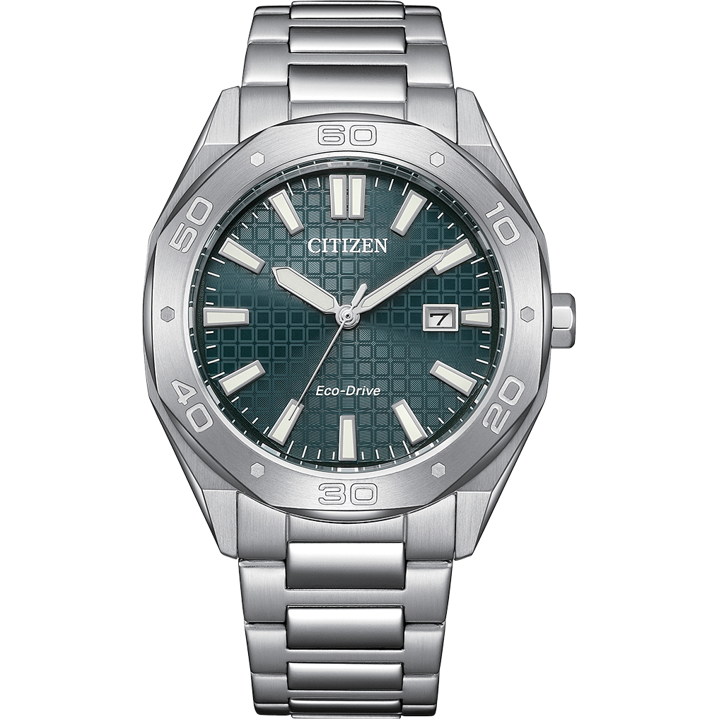 CITIZEN BM7630-80X ODYN ECO-DRIVE GREEN DIAL WATCH