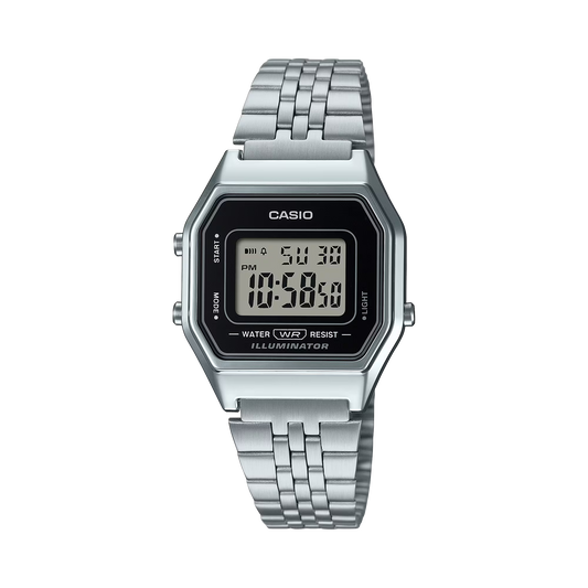 CASIO LA680WA-1 LA680WA BLACK DIAL WOMEN'S DIGITAL WATCH