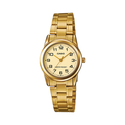 CASIO LTP-V001G-9B LTPV001 GOLD WOMEN'S QUARTZ WATCH