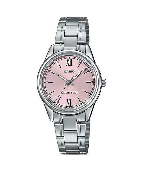 CASIO LTP-V005D-4B2 LTPV005 PINK DIAL WOMEN'S QUARTZ WATCH