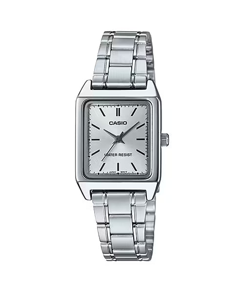 CASIO LTP-V007D-7E LTPV007 SILVER DIAL WOMEN'S QUARTZ WATCH