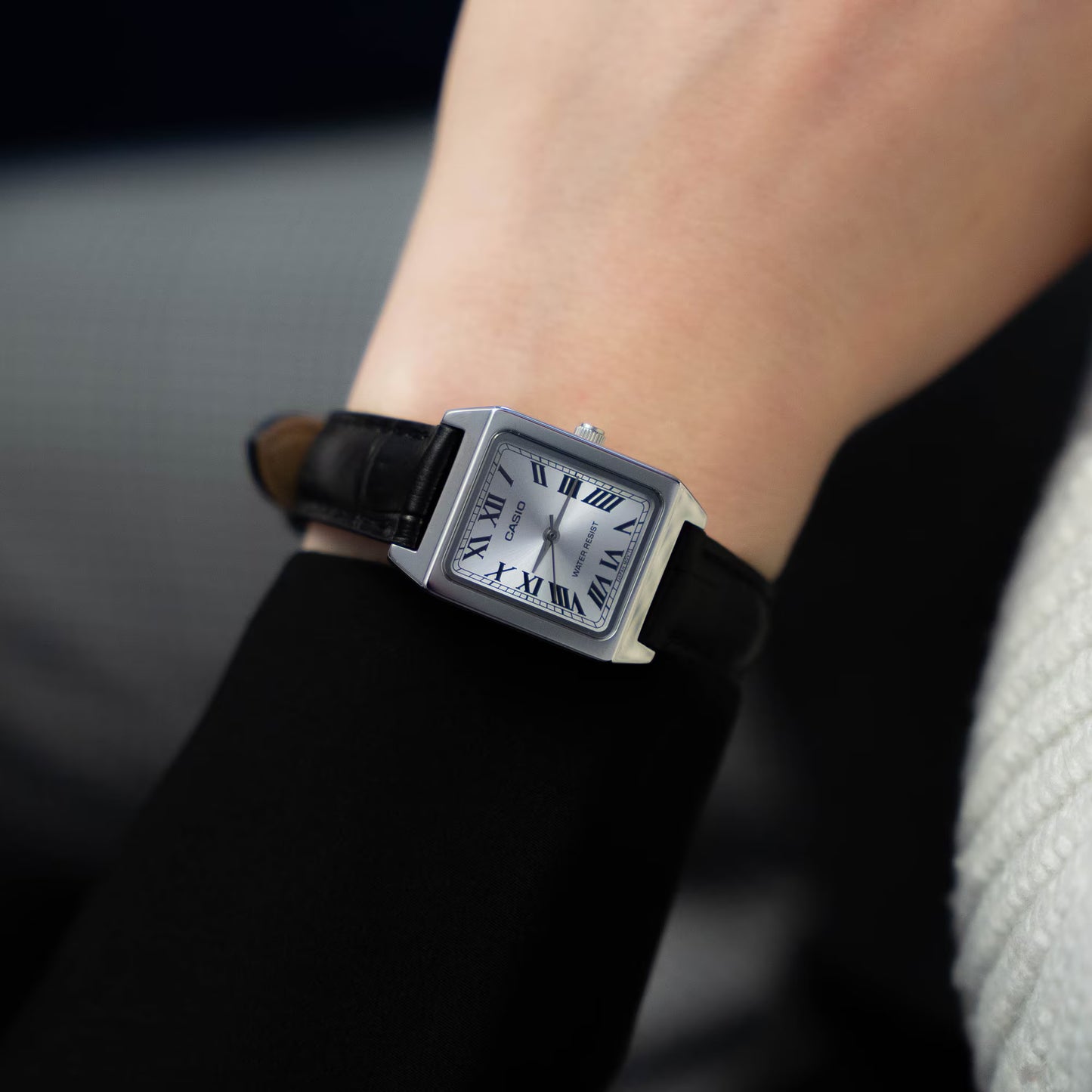 CASIO LTP-V007L-7B1 LTPV007 SILVER / WHITE DIAL WOMEN'S QUARTZ WATCH