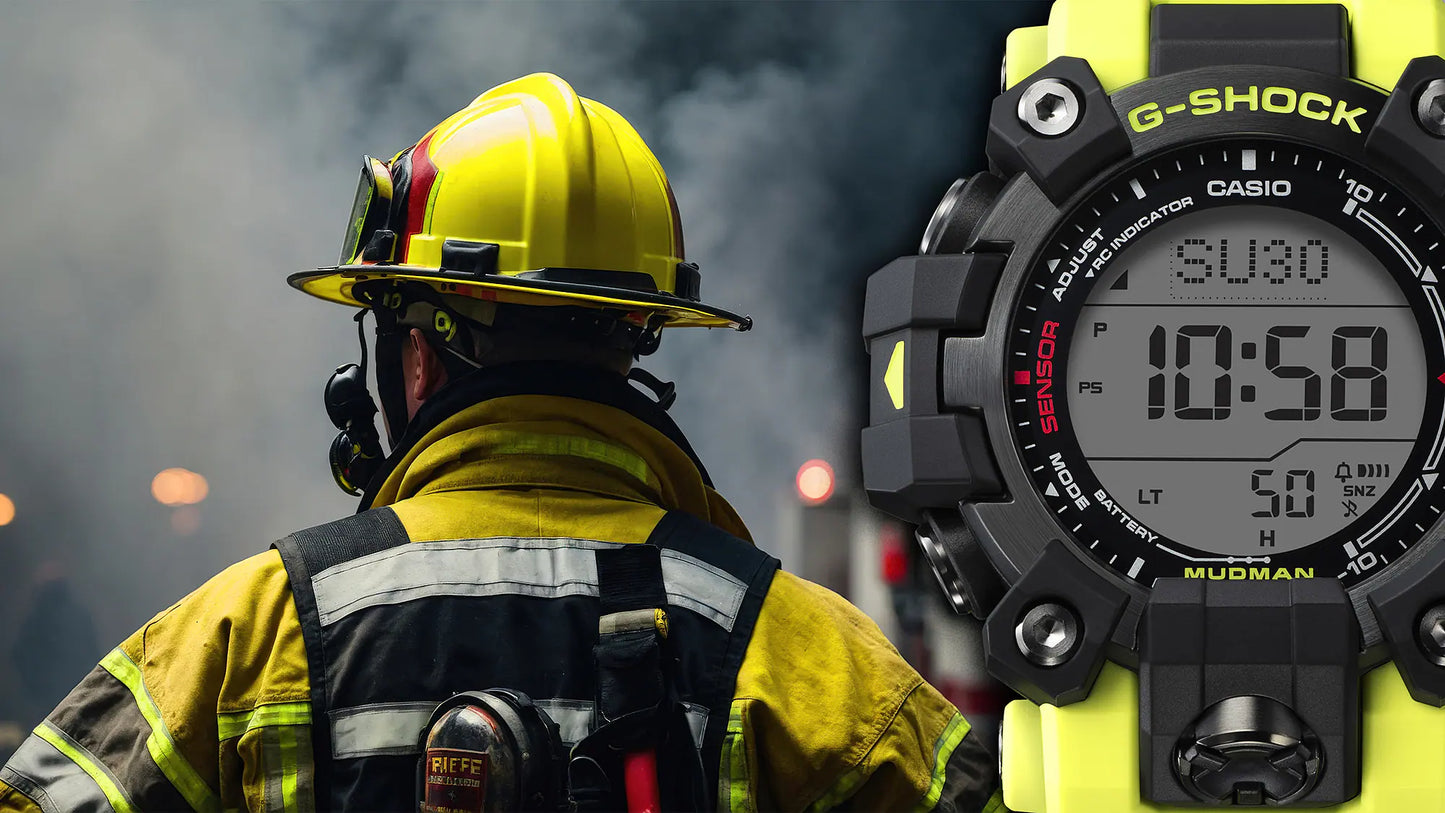 CASIO G-SHOCK GW9500MRY-1A9 MUDMAN SOLAR / MB6 RESCUE YELLOW MENS WATCH