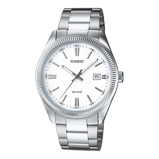 CASIO MTP-1302D-7A1V WHITE 38.5MM QUARTZ ANALOG WATCH