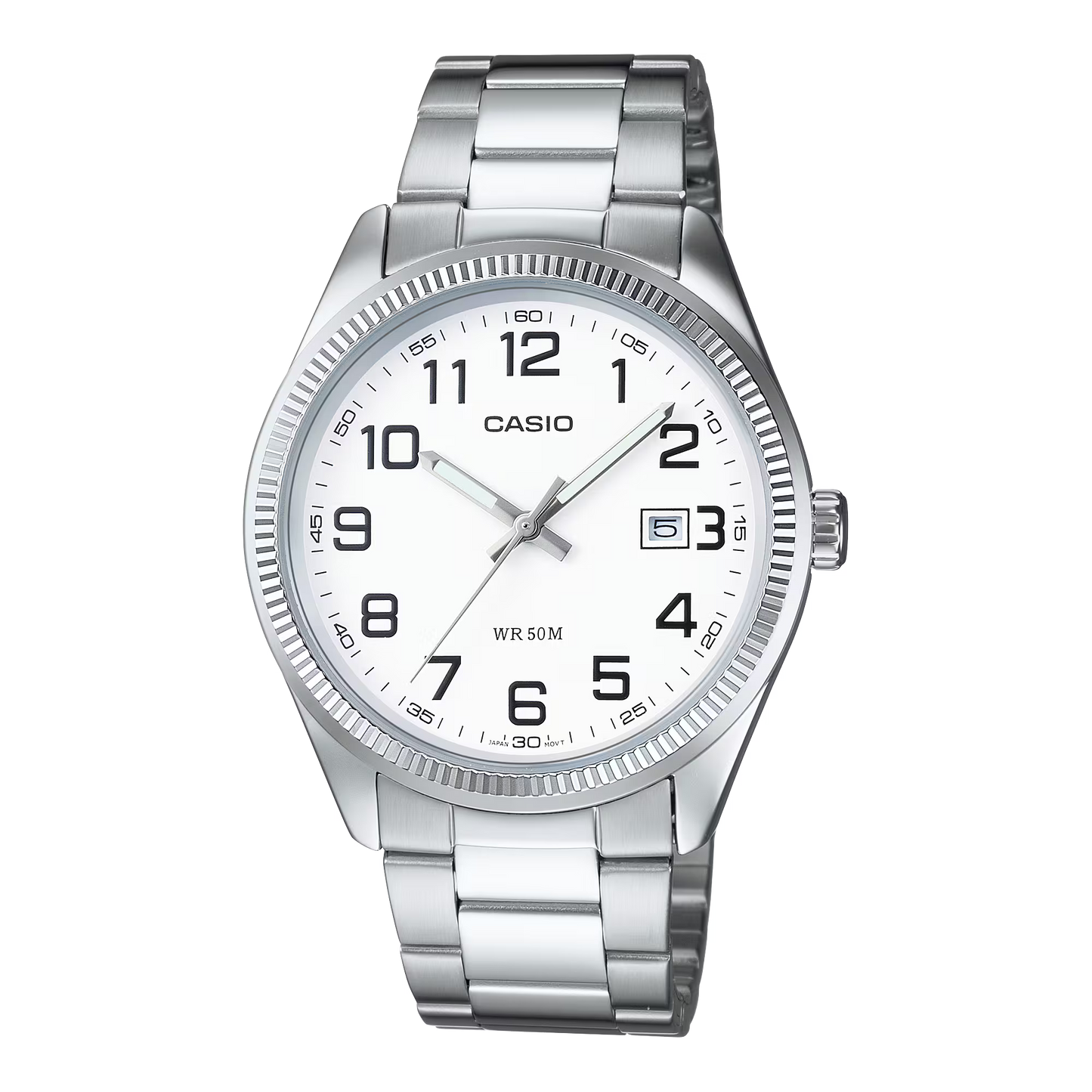 CASIO MTP-1302D-7BV WHITE 38.5MM QUARTZ ANALOG WATCH