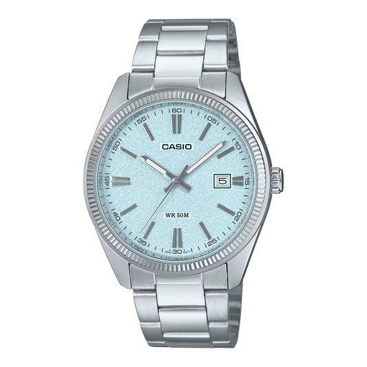 CASIO MTP-1302DA-2A2V ICE BLUE 38.5MM QUARTZ ANALOG WATCH
