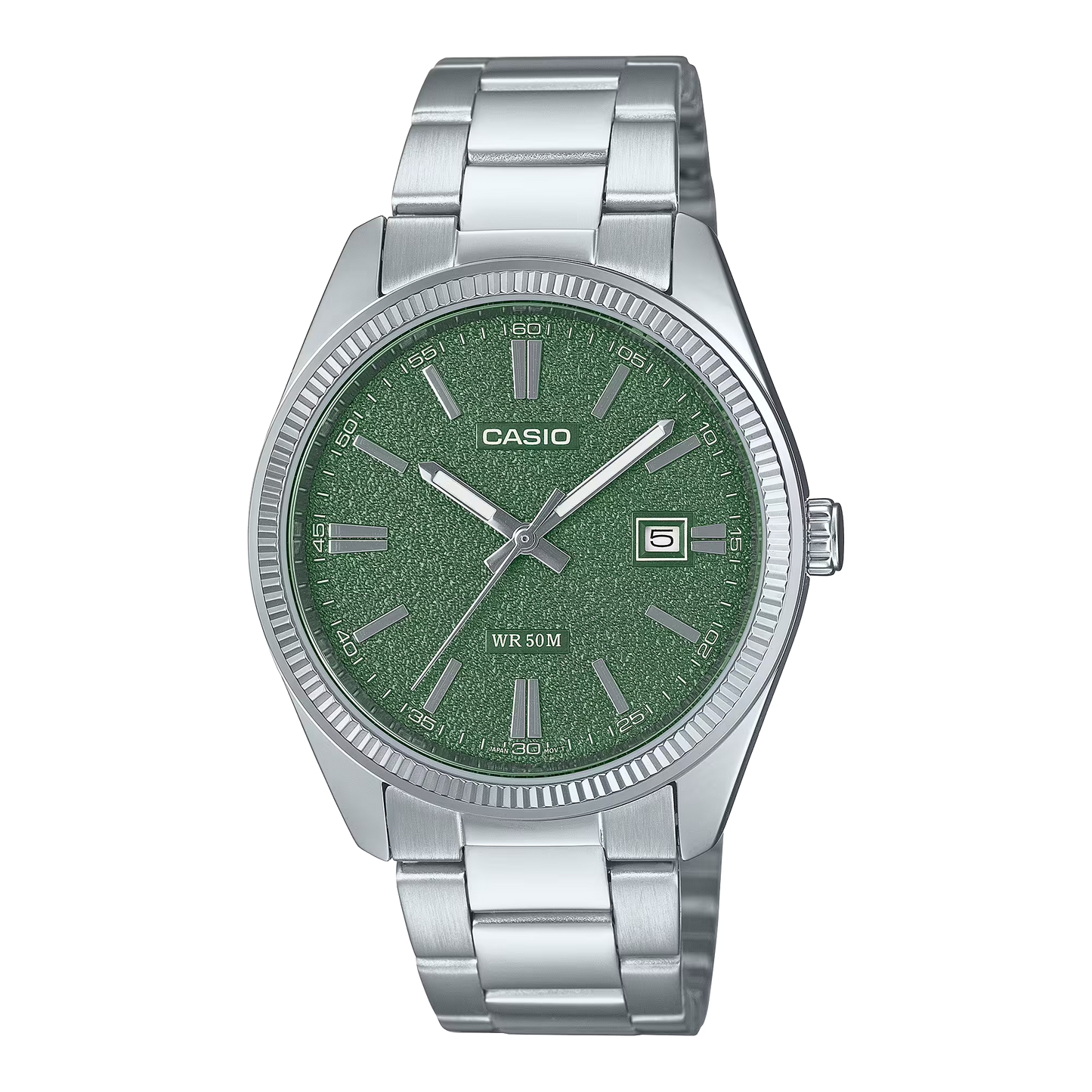 CASIO MTP-1302DA-3AV MTP1302 GREEN 38.5MM QUARTZ ANALOG WATCH