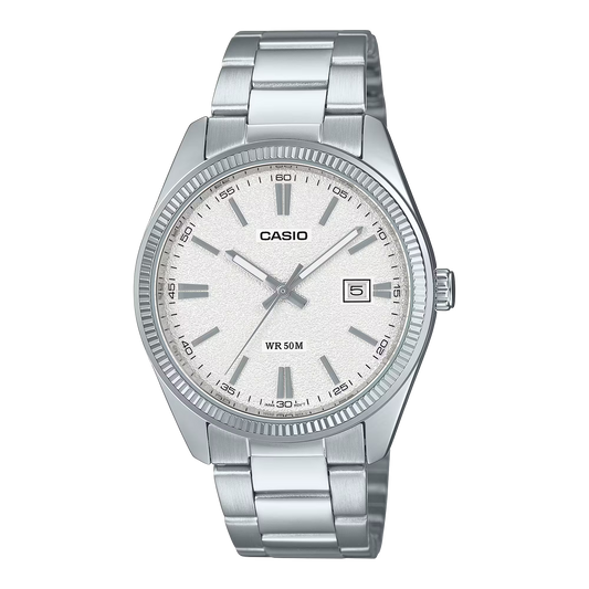 CASIO MTP-1302DA-7AV MTP1302 WHITE 38.5MM QUARTZ ANALOG WATCH